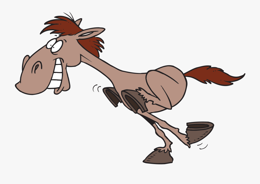 Transparent Running Horse Clipart - Running Horse Cartoon, Transparent Clipart