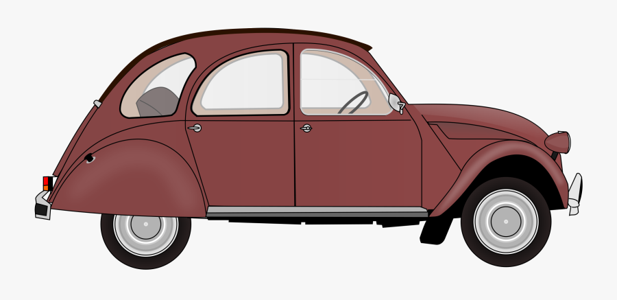 Clipart - Car Drawing With Colour, Transparent Clipart