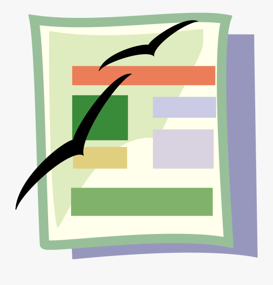 Clip Art Document - Spreadsheet Clip Art, Transparent Clipart
