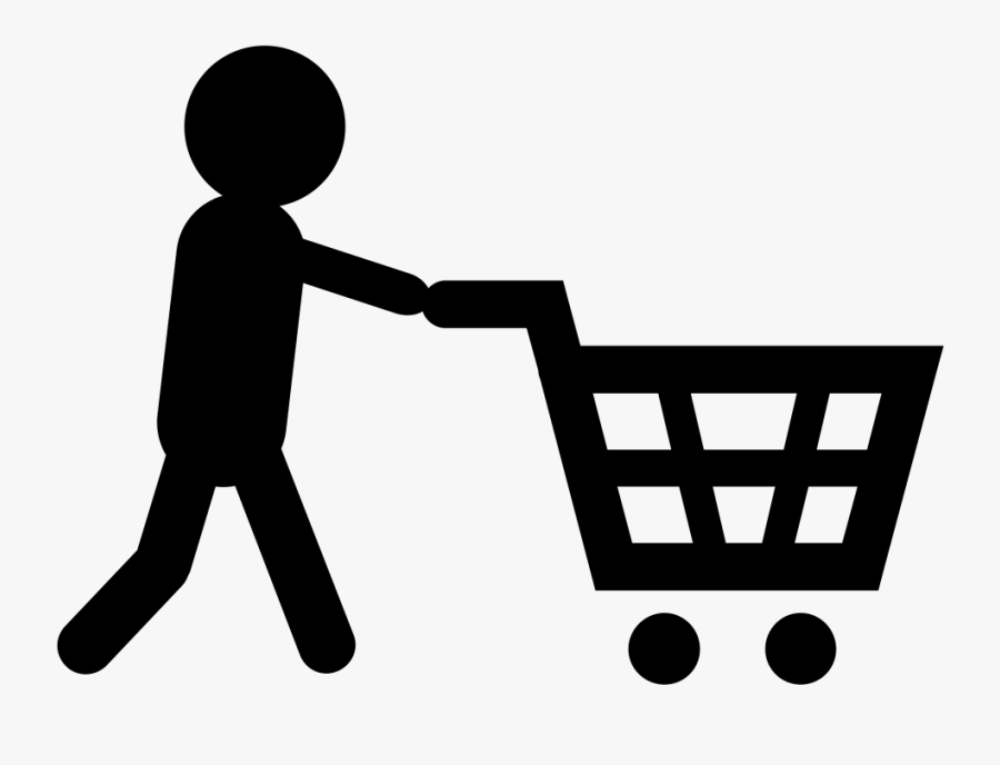 Cross Country Runners Clipart - Shopping Cart, Transparent Clipart