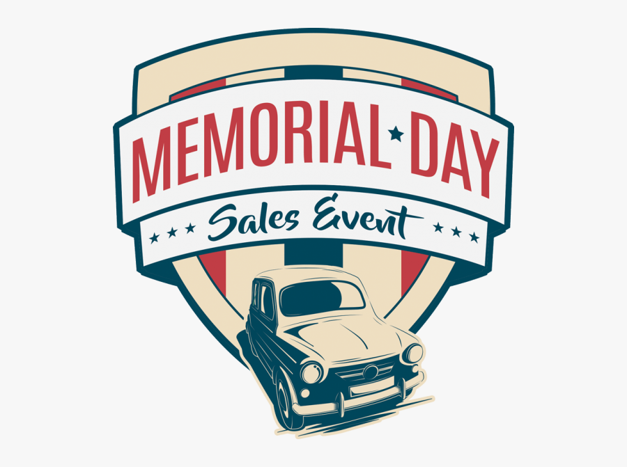 Memorial Day Sales Event - Antique Car, Transparent Clipart