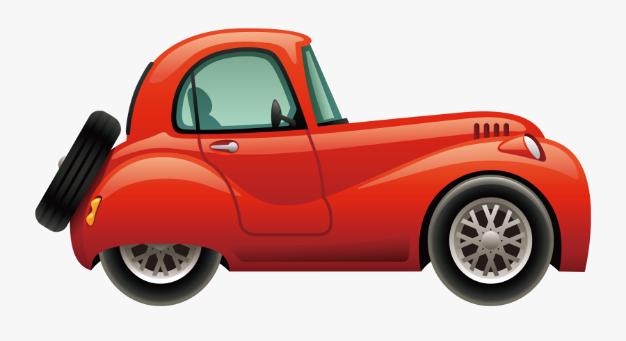 Red Car Png Clipart Free Download Searchpng - Antique Car, Transparent Clipart
