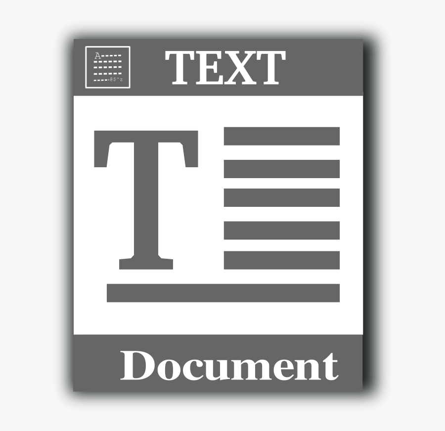 Text File, Transparent Clipart