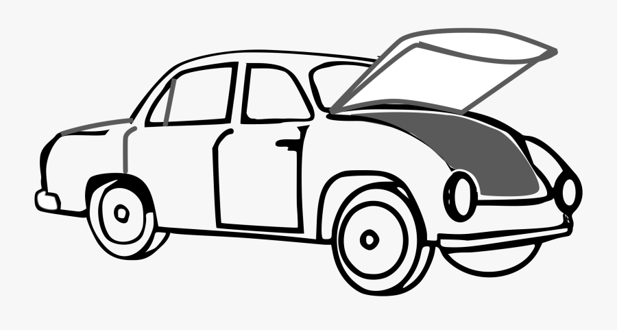 Car With Trunk Open, Transparent Clipart
