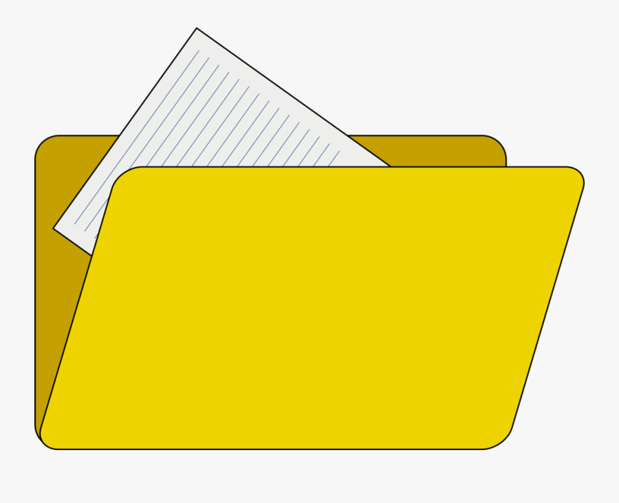 Transparent Document Clipart - Folder And File Icon, Transparent Clipart