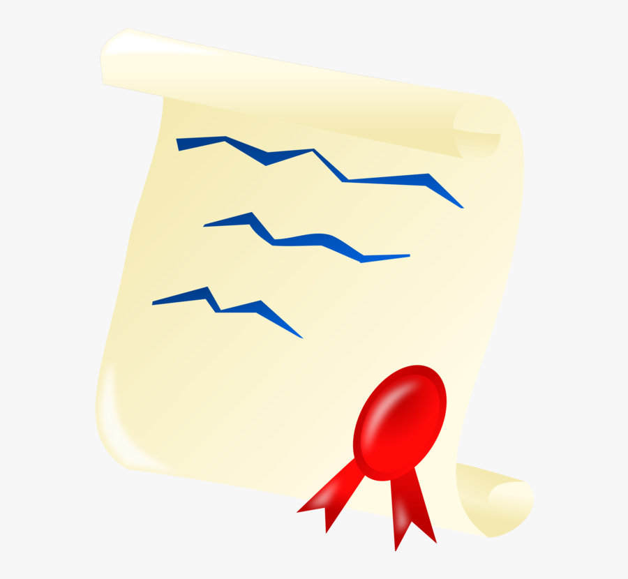 Document, Certificate, Charter, Paper, Seal - Graduation Certificate, Transparent Clipart
