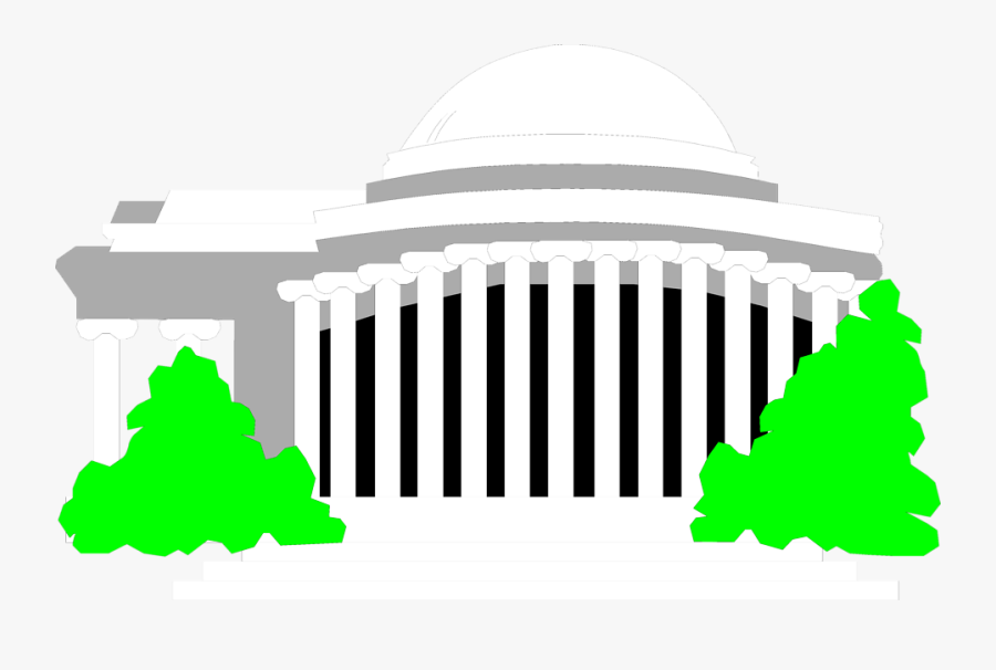Jefferson Memorial - Washington Dc Monuments Transparent, Transparent Clipart