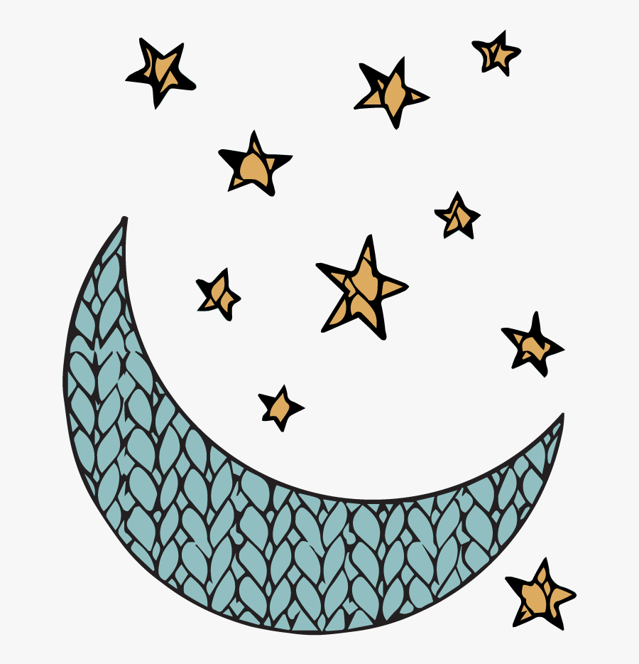 Obama-ramanocturnal Knits Logo - Stars Simple Drawing, Transparent Clipart
