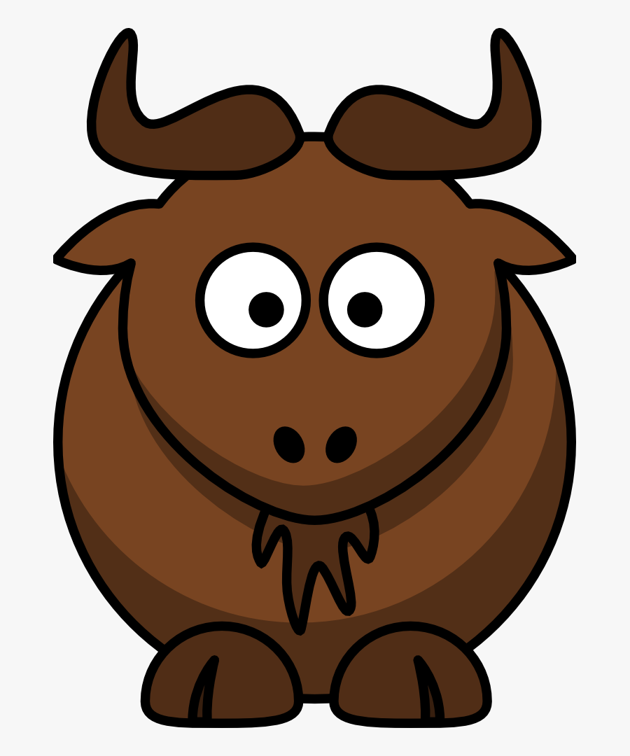 Bull Document Blog Drawing - Cartoon Gnu, Transparent Clipart