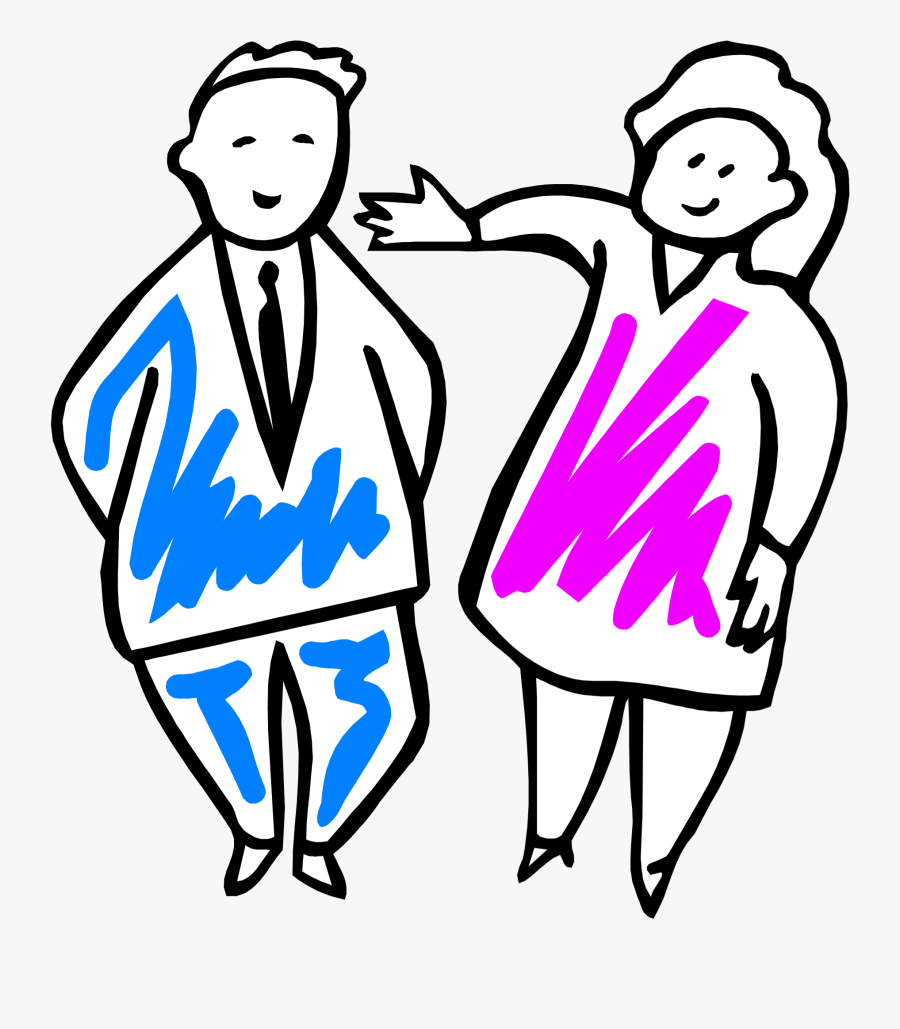 Male Female, Transparent Clipart
