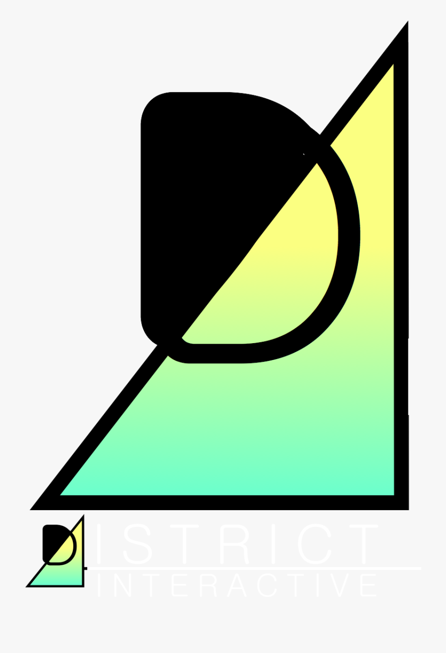 District Interactive Logo, Transparent Clipart