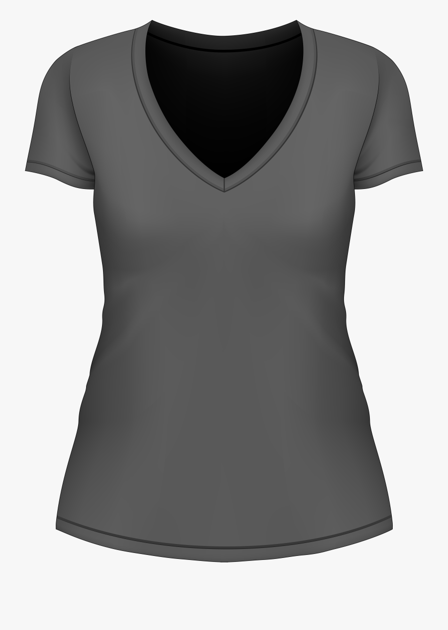 Female Black Top Png Clipart - Active Shirt, Transparent Clipart
