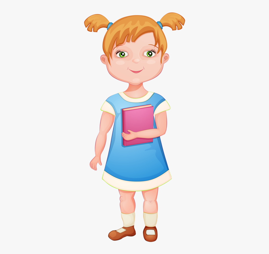 02 School, Clip Art And Scrapbook - School Girl Clipart Png, Transparent Clipart