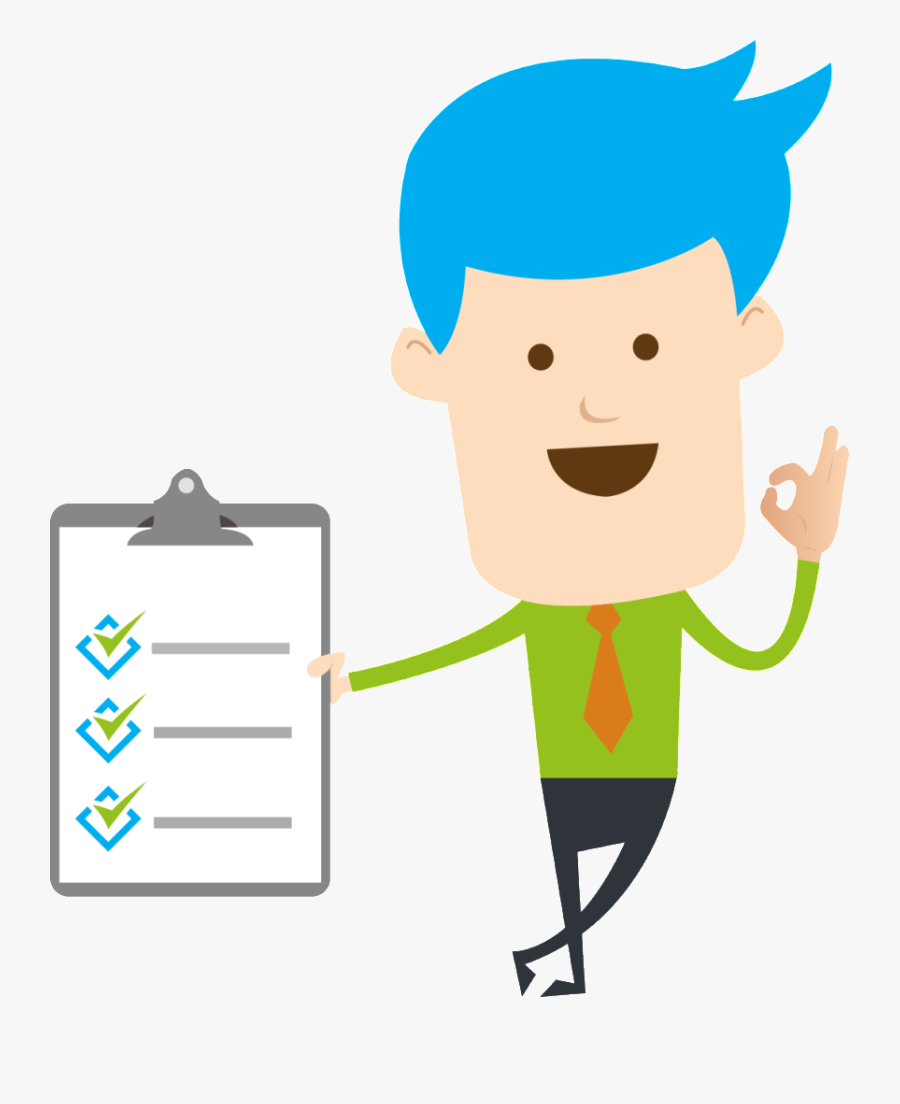 Man With Document Png, Transparent Clipart