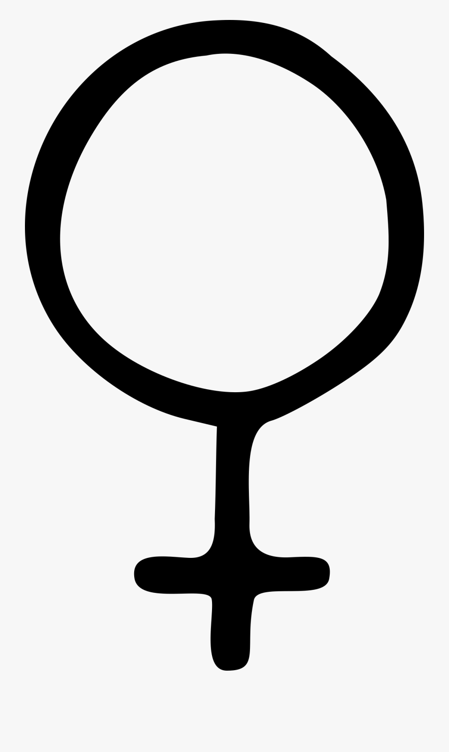 Gender Woman Free Commercial - Female Gender Symbols .png, Transparent Clipart
