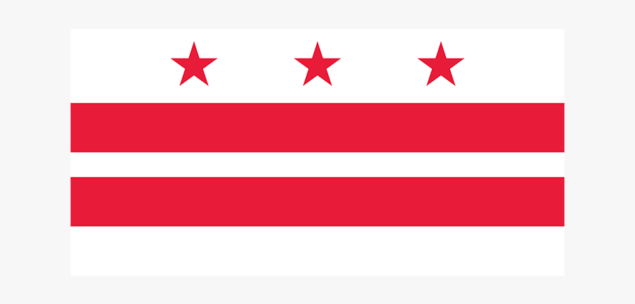 Flag Png - Washington Dc Flag Png, Transparent Clipart