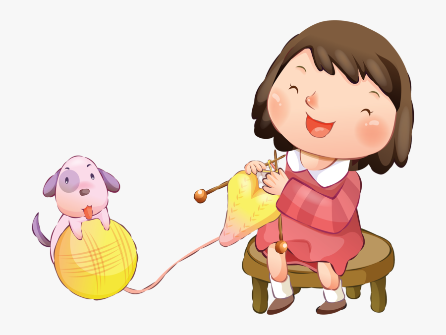 Вязание Пнг Clipart , Png Download - Childhood Illustrations, Transparent Clipart
