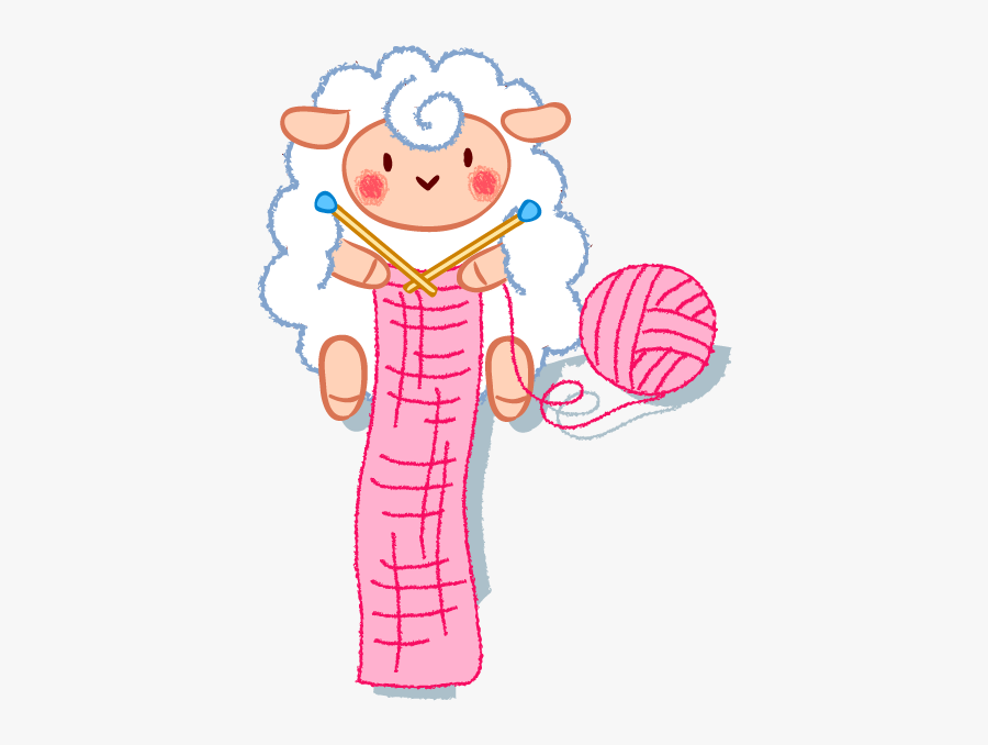 Clip Freeuse Sheep Textile Scarf Clip - Clip Art, Transparent Clipart