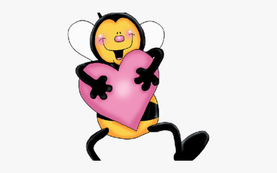 Png Love Bee Clipart, Transparent Clipart