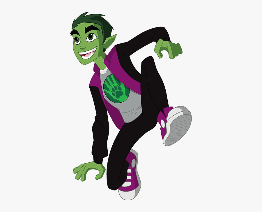 Harley Quinn Clipart Dc Super Friends - Beast Boy Dc Super Hero Girls, Transparent Clipart