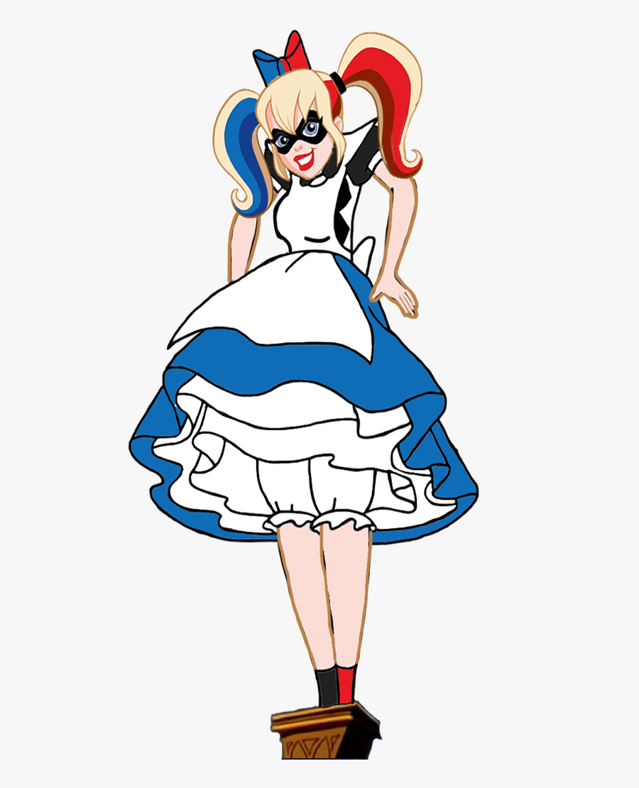 Harley Quinn Dcshg As - Alice And Harley Quinn, Transparent Clipart