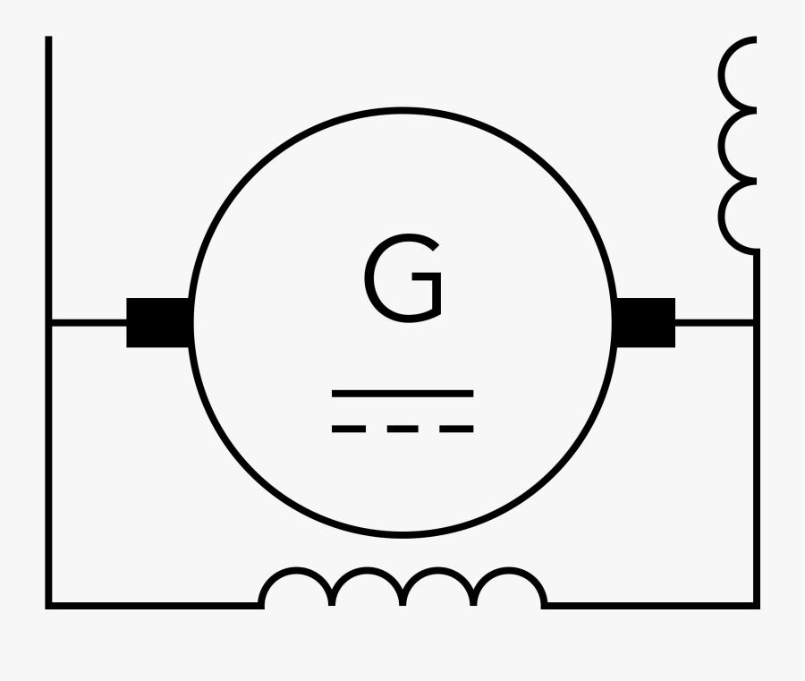 Symbol For Dc Generator Clipart , Png Download - Symbol Of A Generator, Transparent Clipart