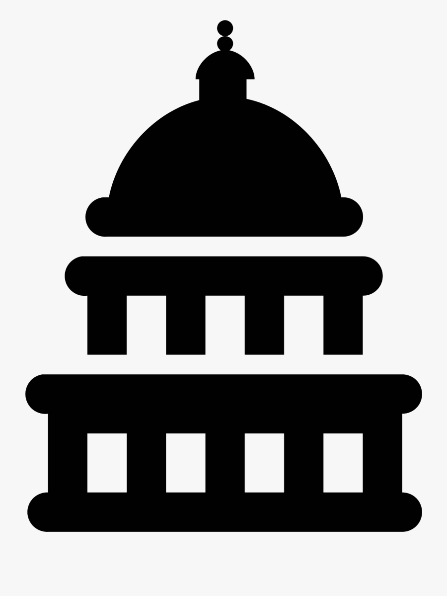 United States Capitol Dome United States Congress Computer - Transparent Capitol Building Icon, Transparent Clipart