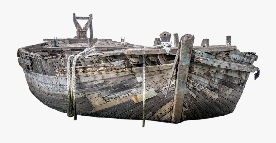 Old Shipwreck Transparent Background, Transparent Clipart