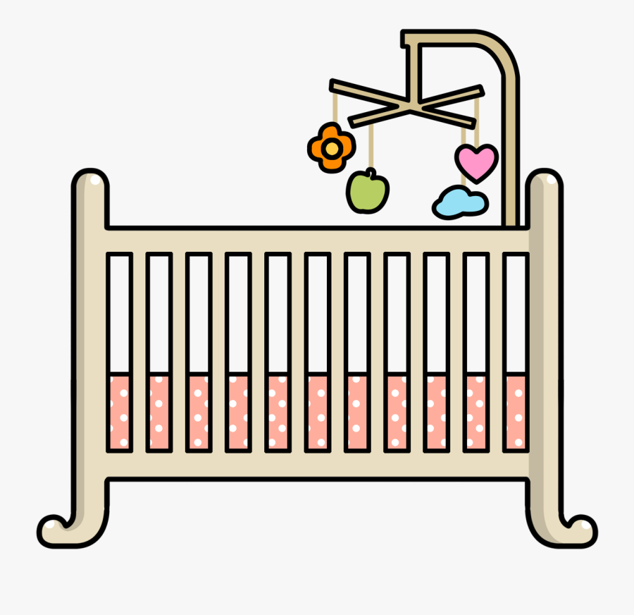 Baby Cribs Clipart - Baby Crib Clipart Png, Transparent Clipart