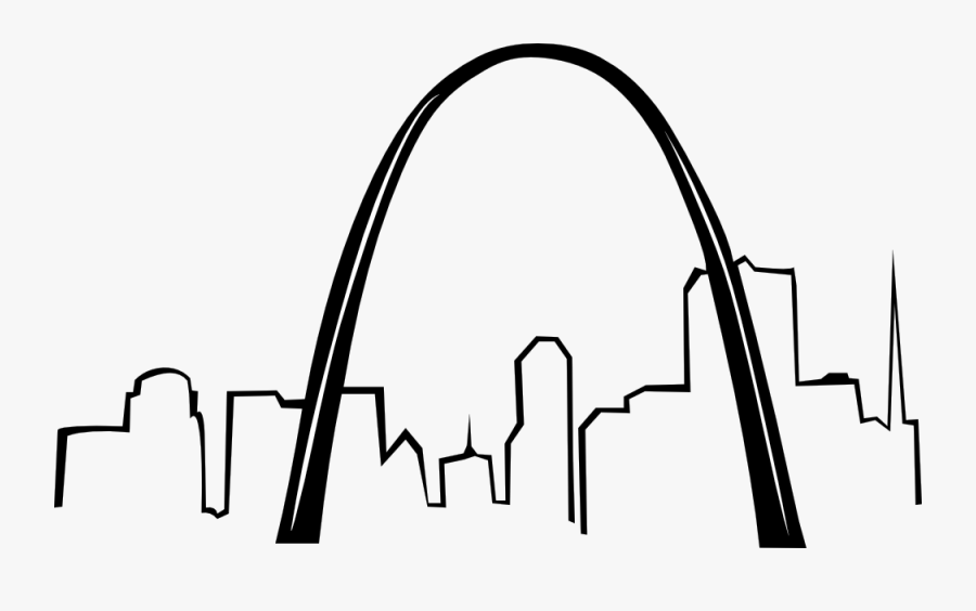 Onlinelabels Clip Art - St Louis Arch No Background, Transparent Clipart
