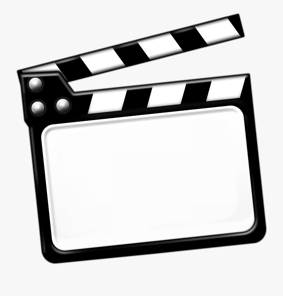 Movie Clipart Lights Camera Action Board - Media Player Classic Png, Transparent Clipart
