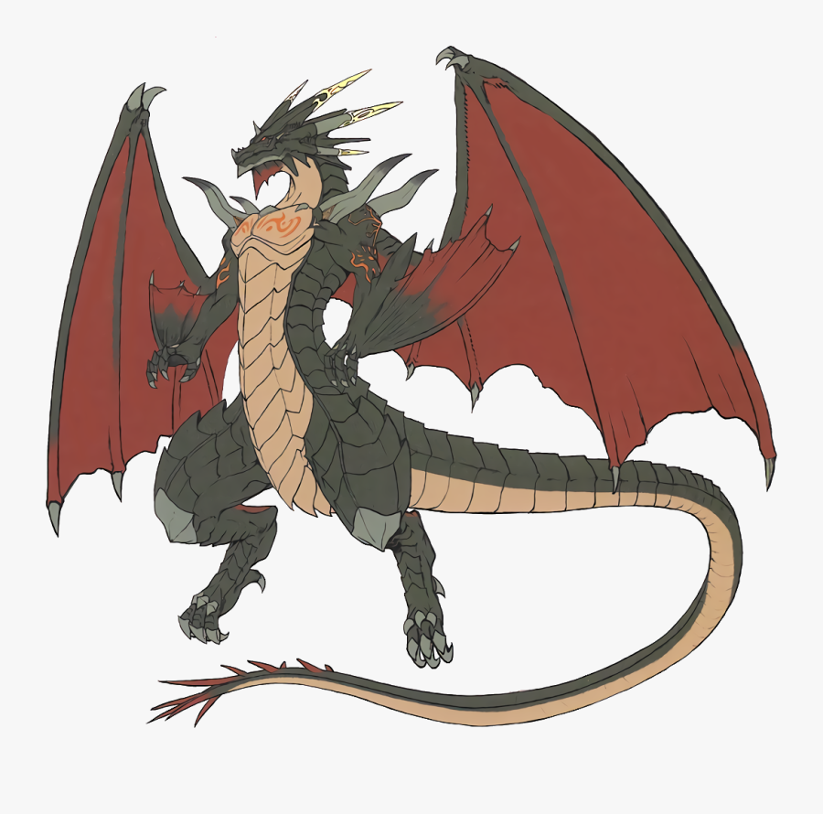 Dragon With Crown Clipart - Fire Emblem Manakete Dragon, Transparent Clipart