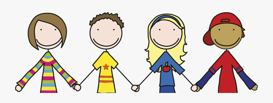 Community Clipart Carer - Kids Holding Hands, Transparent Clipart