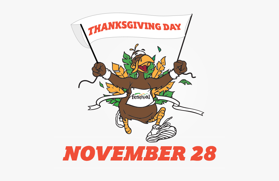 Save The Date - Turkey Trot, Transparent Clipart