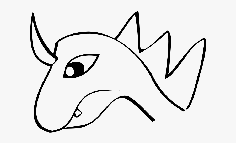 Dragon Head, Transparent Clipart