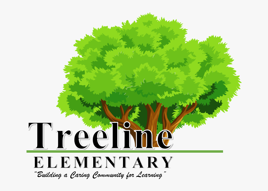 Treeline Elementary School Logo - Imagenes De Arboles Animados, Transparent Clipart