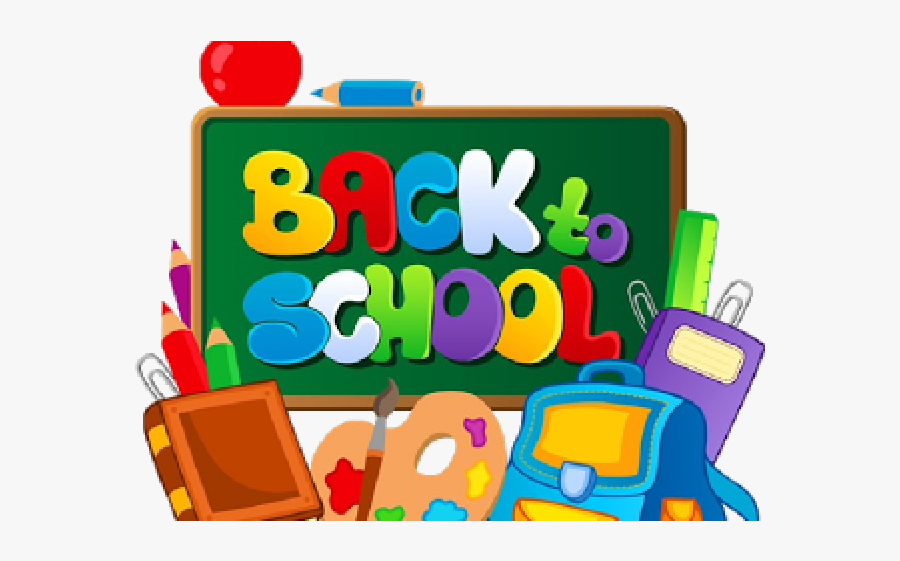 Back To School August 2019, Transparent Clipart