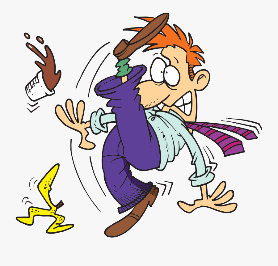 July Jrensey Blog Slip - Slipping On Banana Peel In Kitchen, Transparent Clipart