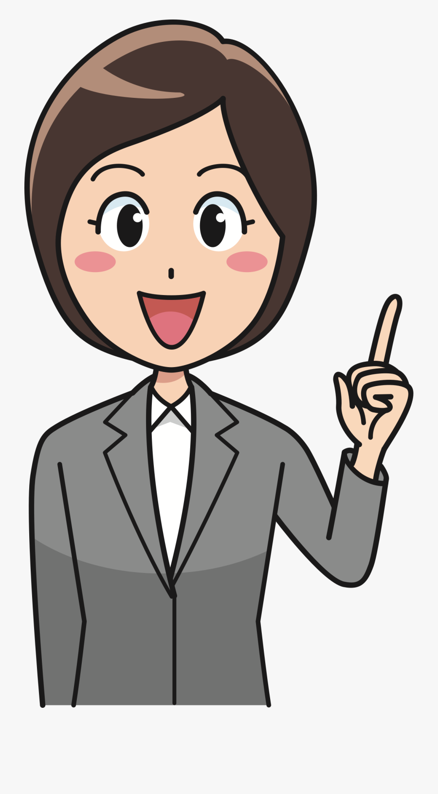 Human Behavior,head,thumb - Office Worker Clipart Gif, Transparent Clipart