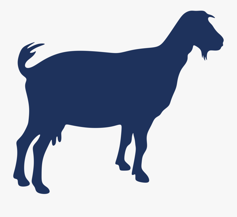 Boer Goat Autocad Dxf Clip Art - Vector Dairy Goat Silhouette, Transparent Clipart