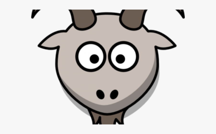Transparent Pharaoh Head Png - Cartoon Goat, Transparent Clipart