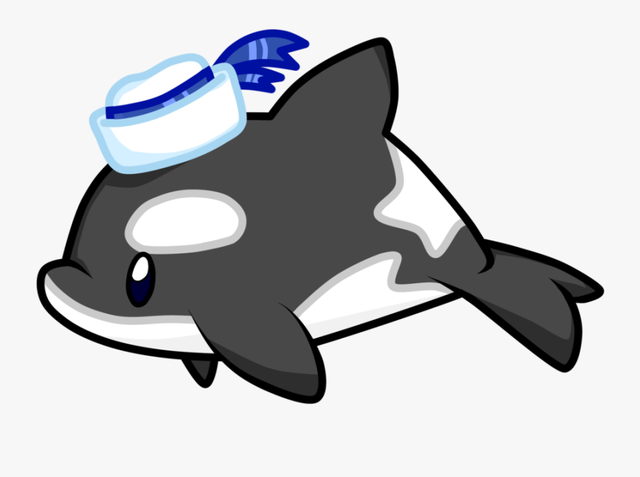 Uuu A Magical By Clipart Freeuse Stock - Cute Easy Killer Whale Drawings, Transparent Clipart