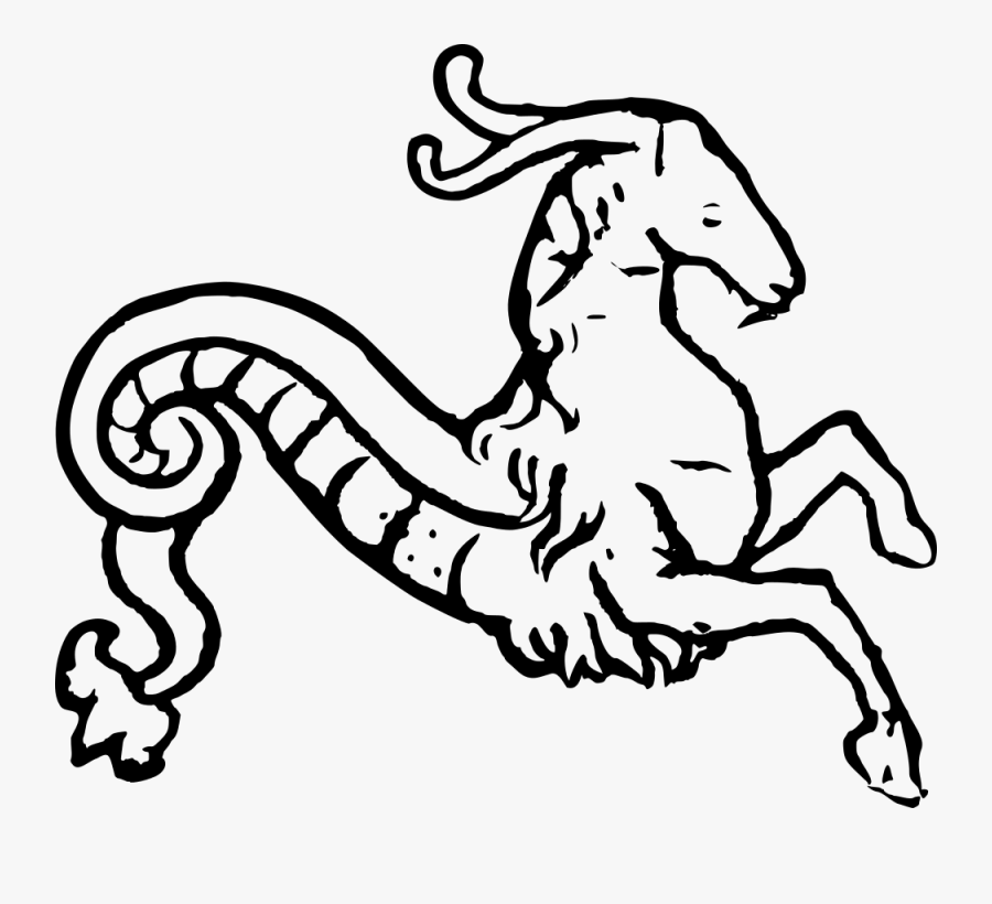 Goat - Cacapricorn Drawings, Transparent Clipart