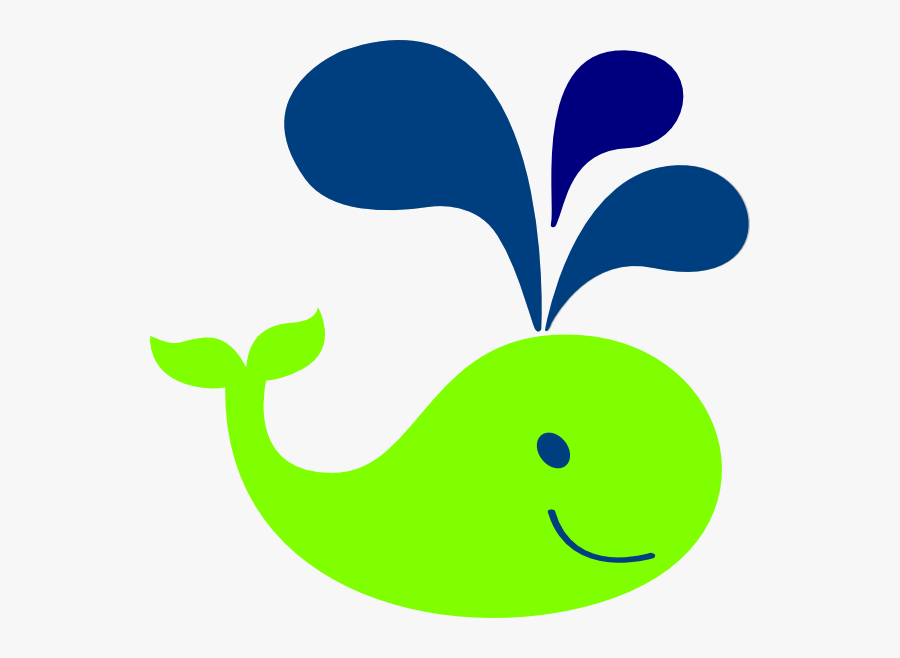 Daniela Group Green Whale - Baby Whale Clipart, Transparent Clipart