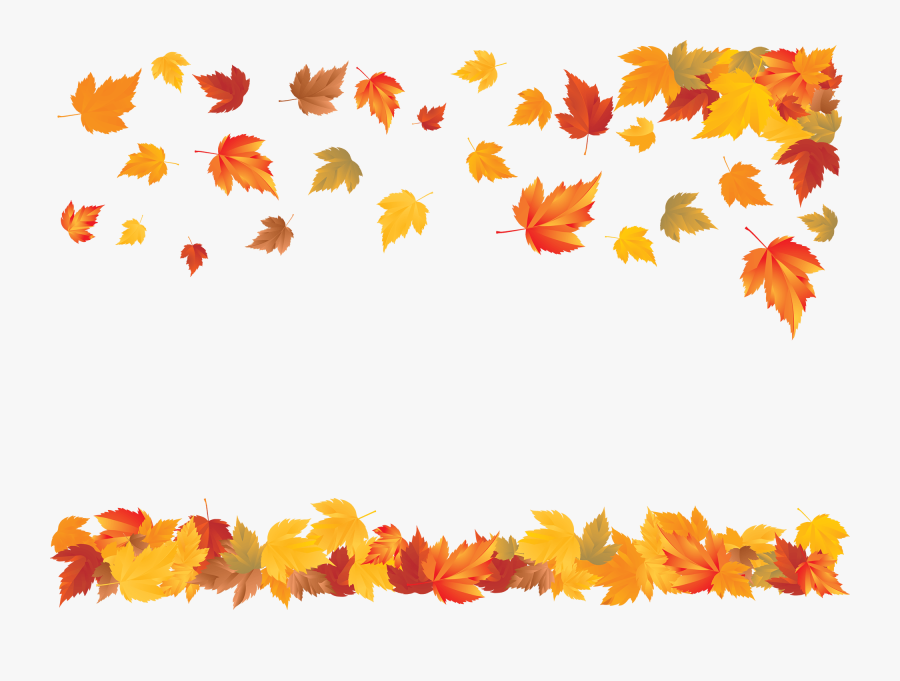 A Carpet Of Falling Leaves - Fall Gift Certificate Templates, Transparent Clipart