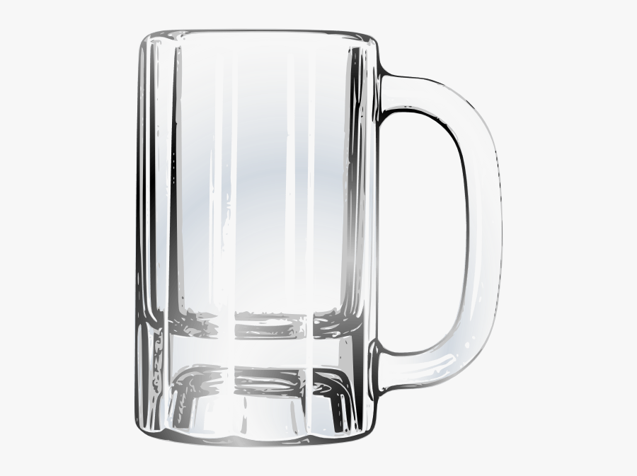 Transparent Mug Of Beer Clipart - Empty Beer Mug Clipart, Transparent Clipart