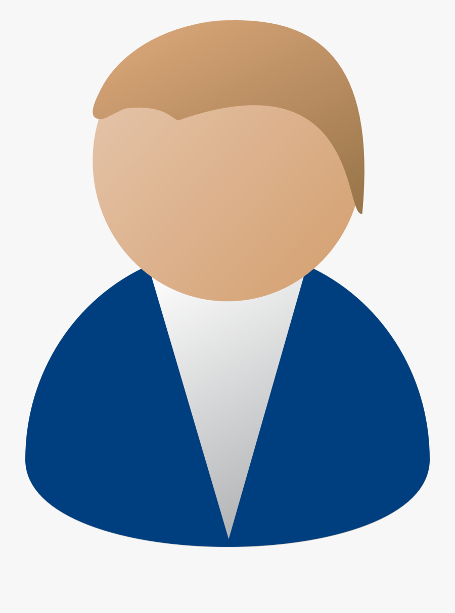 Business, Worker, Person, Businessman, Work, Office - Cartoon Head And Shoulders, Transparent Clipart