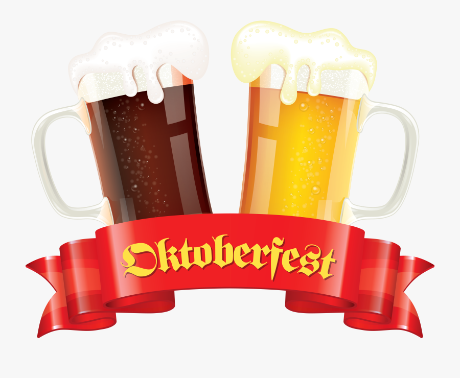 Oktoberfest Clipart Mug - Oktoberfest Cartoon Banners, Transparent Clipart