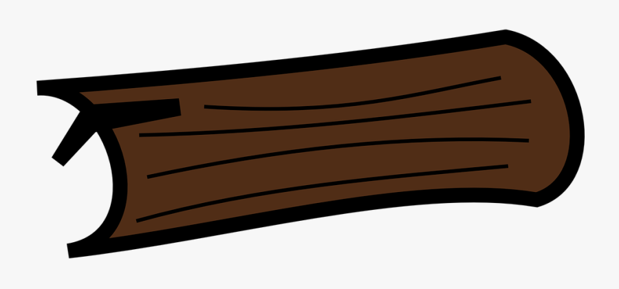 Camp Fire Clipart Fire Log - Cartoon Wood Log Png, Transparent Clipart