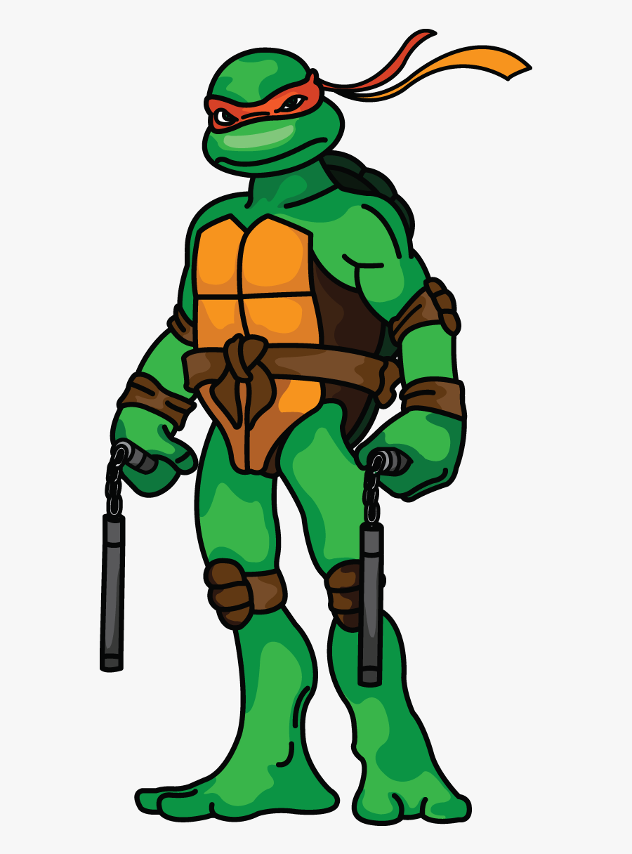 Drawissimo Kids How To Draw - Easy Teenage Mutant Ninja Turtles Drawing, Transparent Clipart